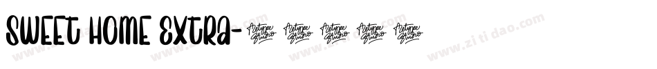 Sweet Home Extra字体转换